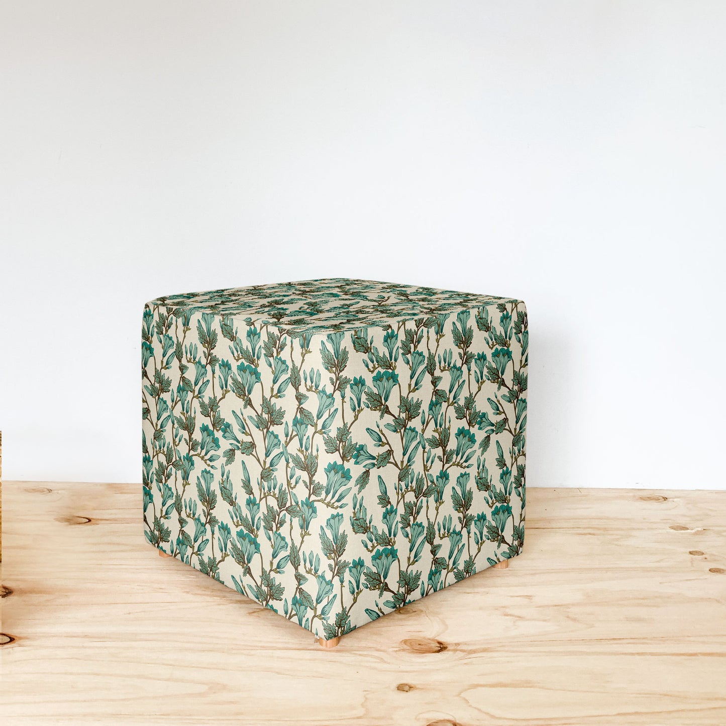 GREENWOOD BOTANICAL CUBE OTTOMAN