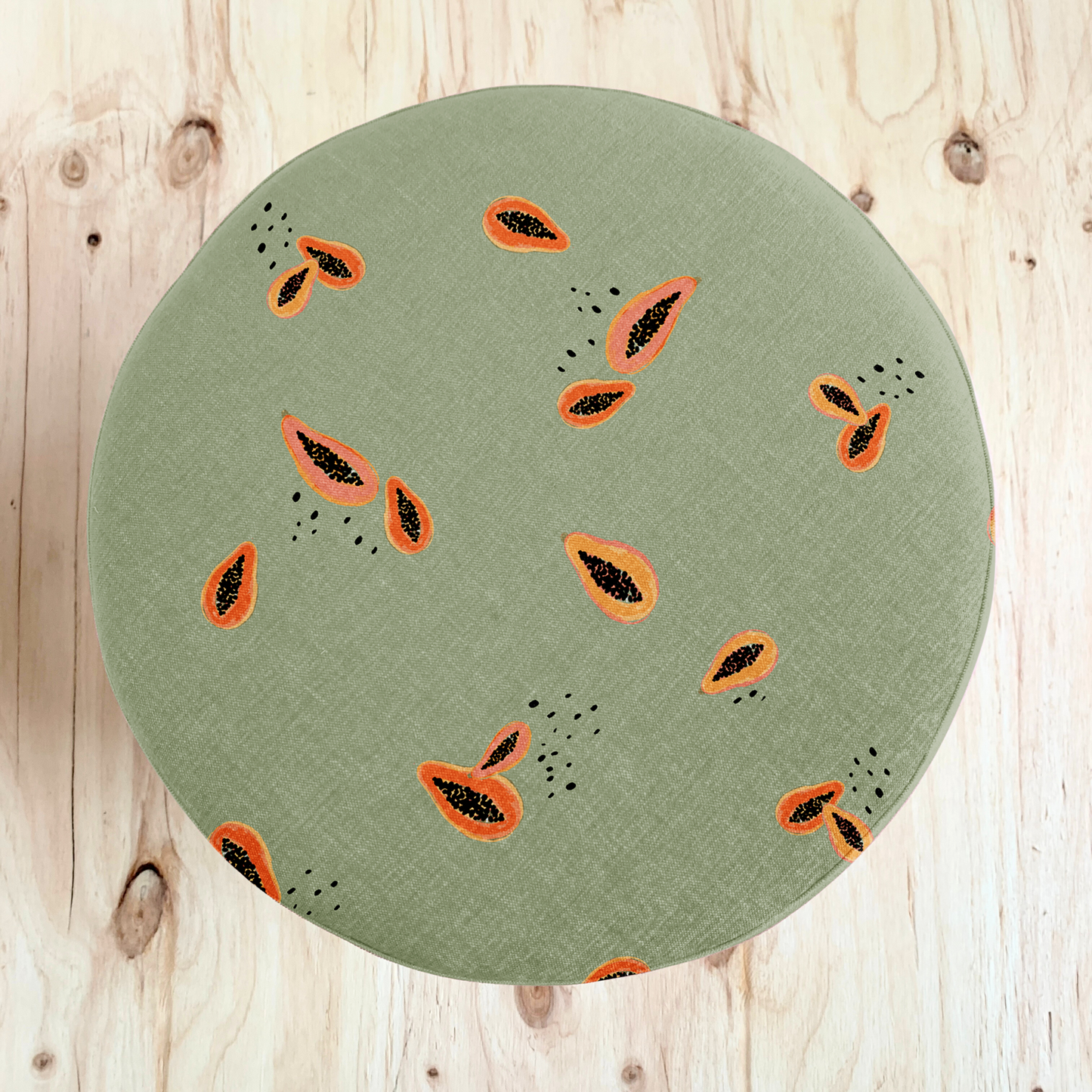 PAPAYA ROUND OTTOMAN