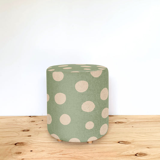 MINT GRANDE DOT ROUND OTTOMAN